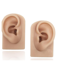 Modelo de Oreja de Silicona Suave Hipifans - 2 Pcs Realista