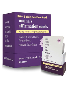 55 Tarjetas de Afirmación Nurture Neuroscience para Nuevas Mamás