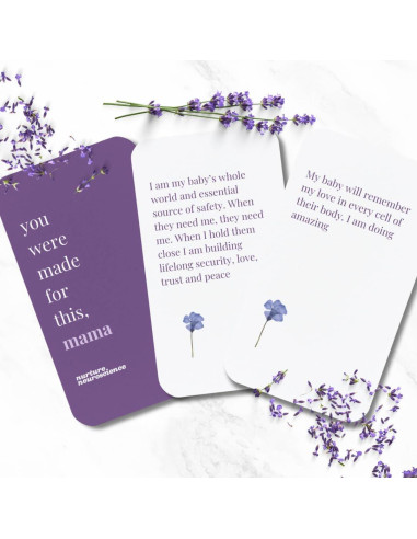 55 Tarjetas de Afirmación Nurture Neuroscience para Nuevas Mamás