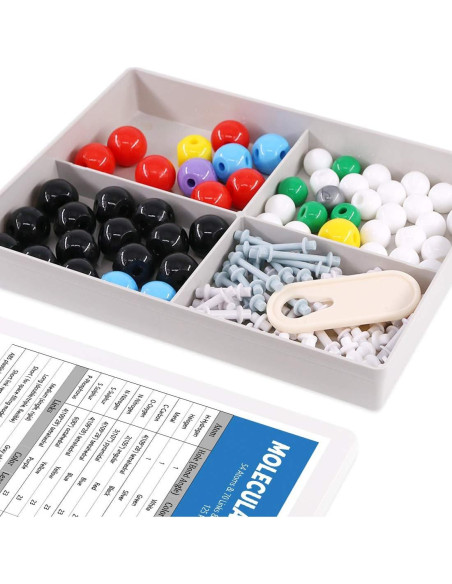 Kit de Modelo Molecular Swpeet 125 Piezas para Química