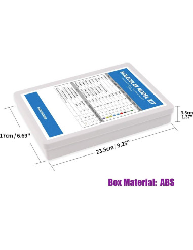 Kit de Modelo Molecular Swpeet 125 Piezas para Química