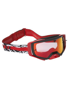 Gafas de Motocross Fox Racing Airspace Peril - Rojo Brillante