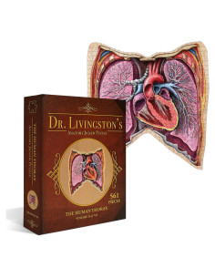 Rompecabezas de Anatomía del Tórax Humano Juegos Geniales 411 Piezas