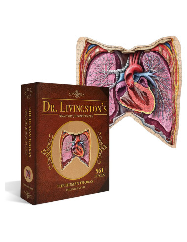 Rompecabezas de Anatomía del Tórax Humano Juegos Geniales 411 Piezas