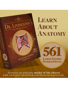 Rompecabezas de Anatomía del Tórax Humano Juegos Geniales 411 Piezas 2