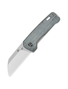 Cuchillo de bolsillo QSP Mini Penguin 14C28N micarta azul
