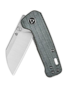 Cuchillo de bolsillo QSP Mini Penguin 14C28N micarta azul 2