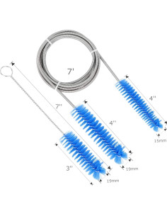 Cepillo de limpieza para tubo y máscara CPAP SUNMU 15mm 19mm 2