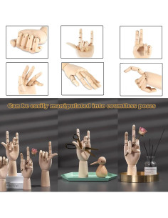Mano Maniquí Articulada de Madera Fashionclubs 17.78 cm 2