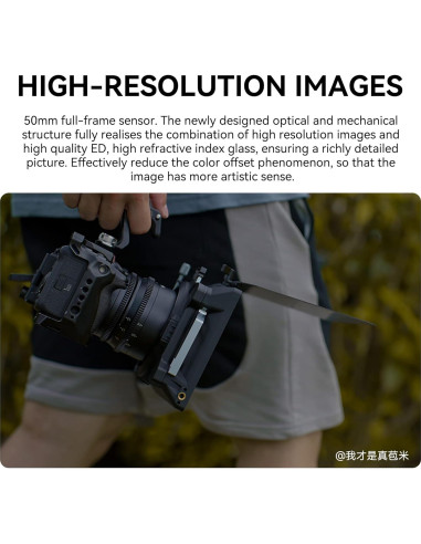 Lente Cine 50mm T2.0 7artisans para Nikon Z - Enfoque Manual