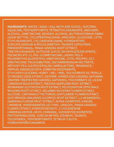 Mascarilla de Tela Antienvejecimiento Sulwhasoo Ginseng 322g