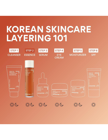 Suero Facial Antienvejecimiento Innisfree Té Negro 50ml Suero Facial Antienvejecimiento Innisfree Té Negro 50ml