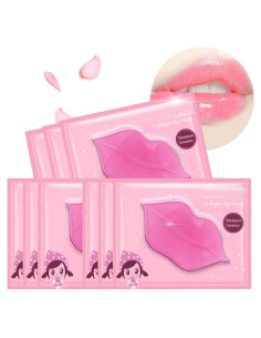 Mascarilla Labial Hidratante Felico 30PCS Colágeno Rosa