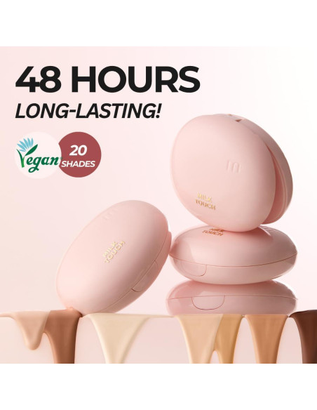 Base de Maquillaje Cushion MilkTouch 24H 15N Marfil Claro