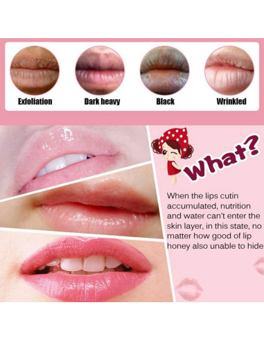 Mascarilla Labial Hidratante Felico 30PCS Colágeno Rosa