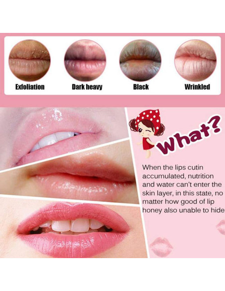 Mascarilla Labial Hidratante Felico 30PCS Colágeno Rosa