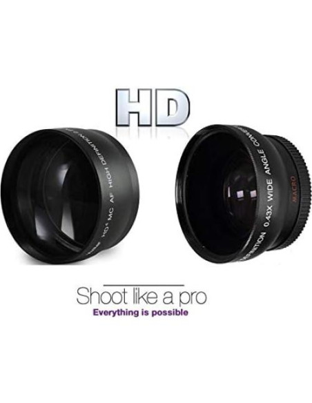 Lente Telefoto 2.5X y Gran Angular HD para Cámara Plot Watcher Pro TLC-200