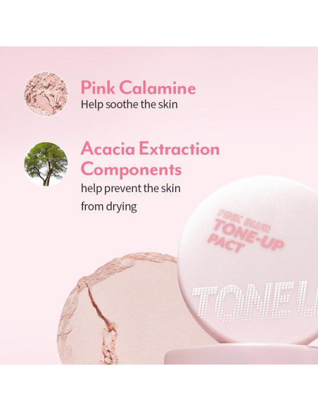 Polvo Compacto I'M MEME 9.92g Rosa Tonificante y Difuminado