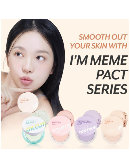 Polvo Compacto I'M MEME 9.92g Rosa Tonificante y Difuminado