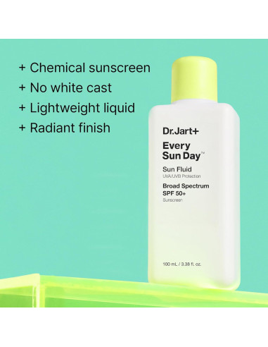 Dr.Jart+ Fluido Solar Coreano SPF 50 para la Cara 100 ml