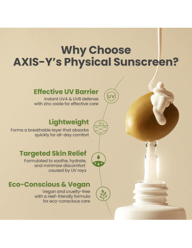 AXIS-Y Protector Solar Mineral SPF 50 50ml - Cuidado Vegano