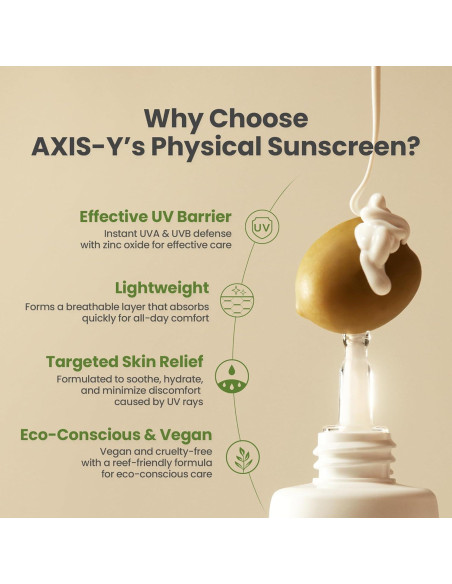 AXIS-Y Protector Solar Mineral SPF 50 50ml - Cuidado Vegano