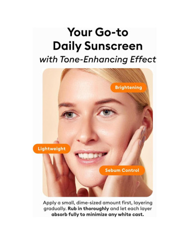 MISSHA Protector Solar Vita C SPF 50 - 69.9 ml, Ligero y No Pegajoso