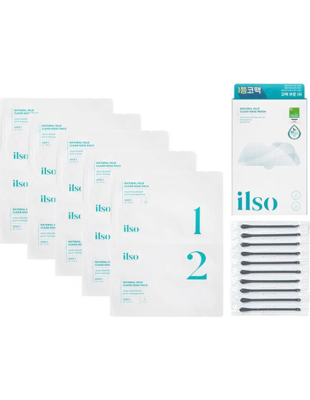 Removedor de Puntos Negros Ilso Natural MILD 5 PCS - Cuidado Facial Coreano