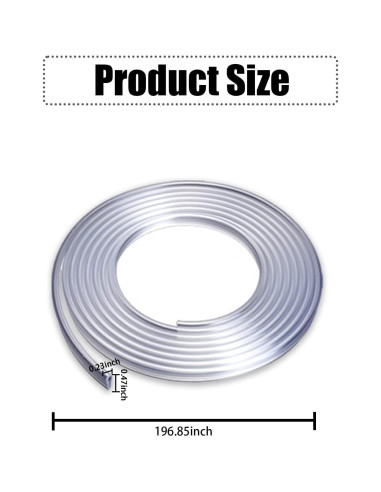 Tira de Protección Invisible Ajxn 5M para Bordes de Puertas