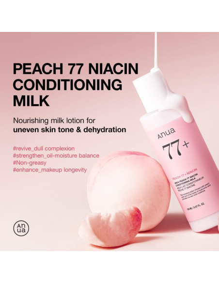 Loción Acondicionadora Facial ANUA 150ml - Niacina y Durazno