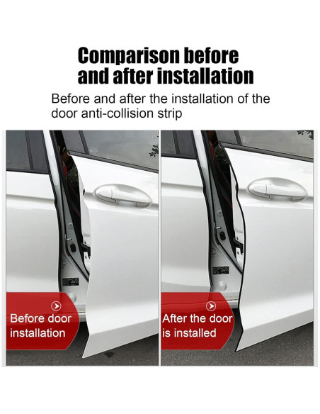 Tira de Protección Invisible Ajxn 5M para Bordes de Puertas