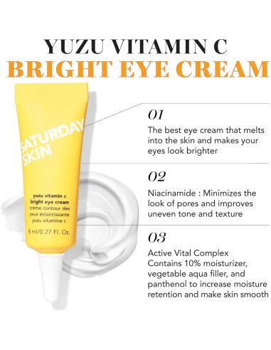 Conjunto de Cuidado de la Piel Saturday Skin Yuzu 3 Piezas