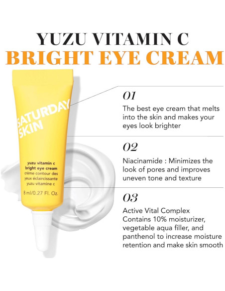Conjunto de Cuidado de la Piel Saturday Skin Yuzu 3 Piezas