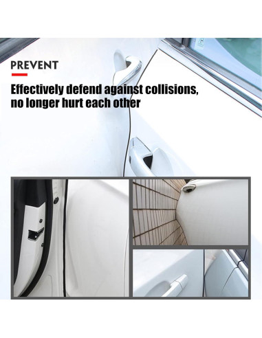 Tira de Protección Invisible Ajxn 5M para Bordes de Puertas