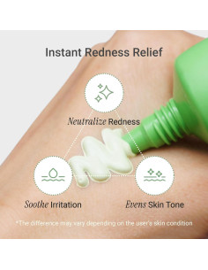 Crema Correctora de Color Verde Meebak Cica 48g - Piel Sensible 2