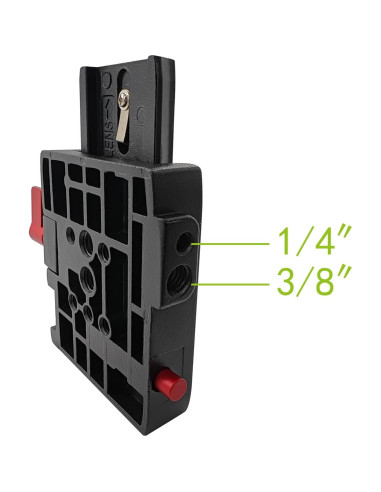 Adaptador y Placa de Liberación Rápida Viecam P200 - Aluminio