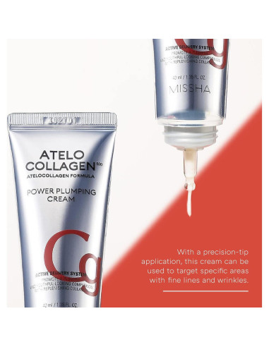 Crema Hidratante de Colágeno Missha 500g - Antiarrugas