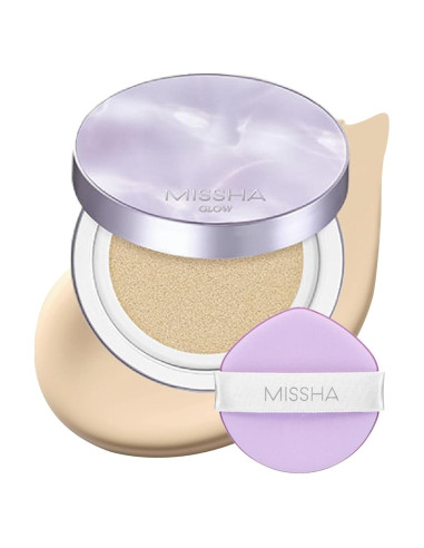 Base Cushion Missha No.17 Marfil Beige 14.17g Hidratante 24h
