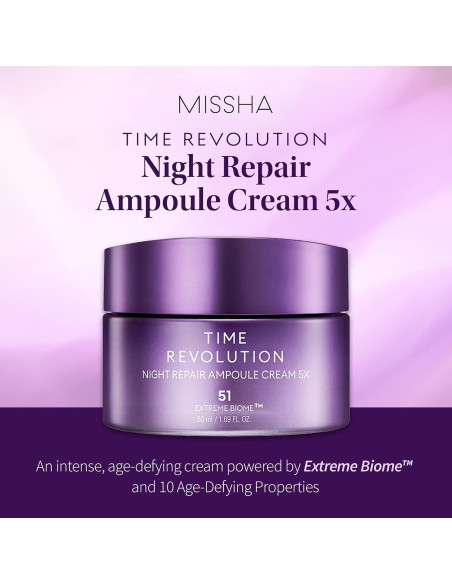 Crema Nocturna MISSHA Time Revolution 49.9 ml - Reparación Profunda