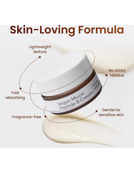 Crema Hidratante Vegana The Face Shop 8 Peptidos 30ml Crema Hidratante Vegana The Face Shop 8 Peptidos 30ml