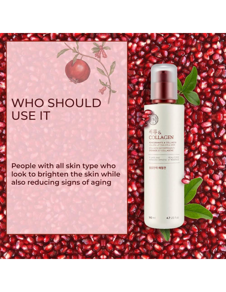 Emulsión Revitalizante The Face Shop 139.5 ml Colágeno Granada