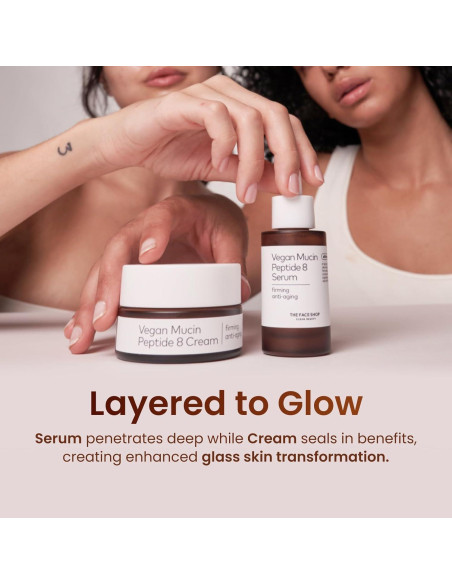 Crema Hidratante Vegana The Face Shop 8 Peptidos 30ml Crema Hidratante Vegana The Face Shop 8 Peptidos 30ml