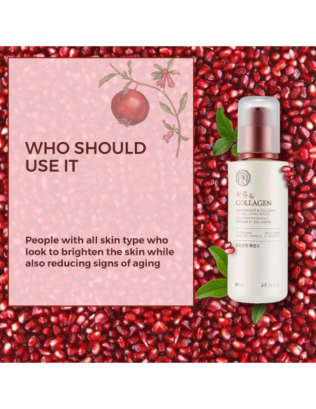 Suero Voluminizador The Face Shop con Colágeno y Granada 80ml