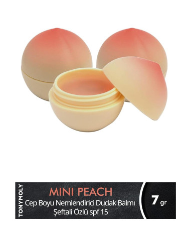 Bálsamo Labial Mini Durazno TONYMOLY Hidratante 17g