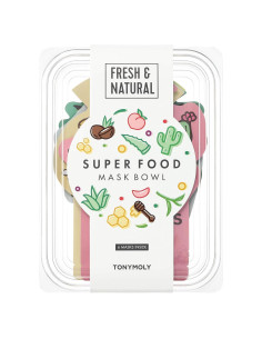 Mascarillas Faciales en Hoja TONYMOLY Super Food 21g - Hidratación