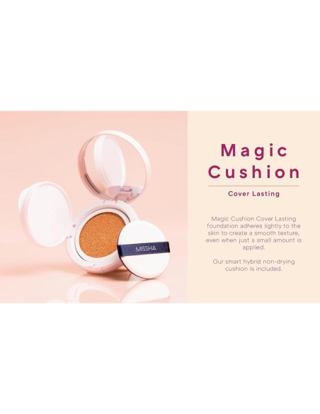 Base de Maquillaje Cushion Missha No.21 Beige Claro 15g