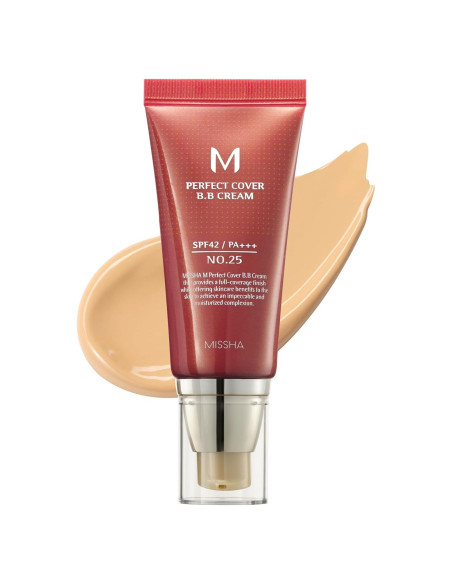 BB Cream Missha M Perfect Cover No.25 Beige Cálido 49.9 ml SPF 42