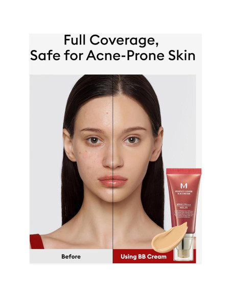 BB Cream Missha M Perfect Cover No.25 Beige Cálido 49.9 ml SPF 42