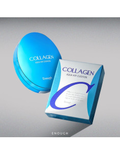 Cushion Compacto Enough Collagen Aqua Air 15g SPF50 Beige Claro 2
