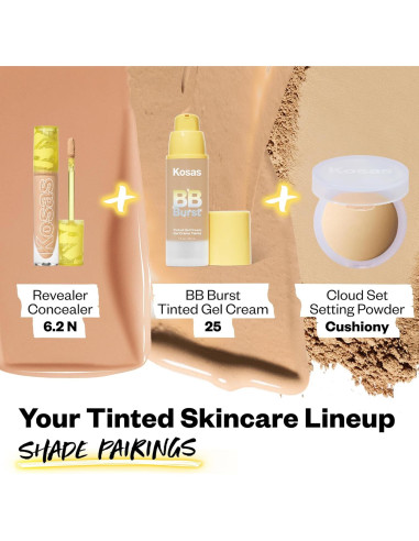 Crema Gel Tinte Kosas BB Burst 30 ML - Bronceado Medio Cálido 25